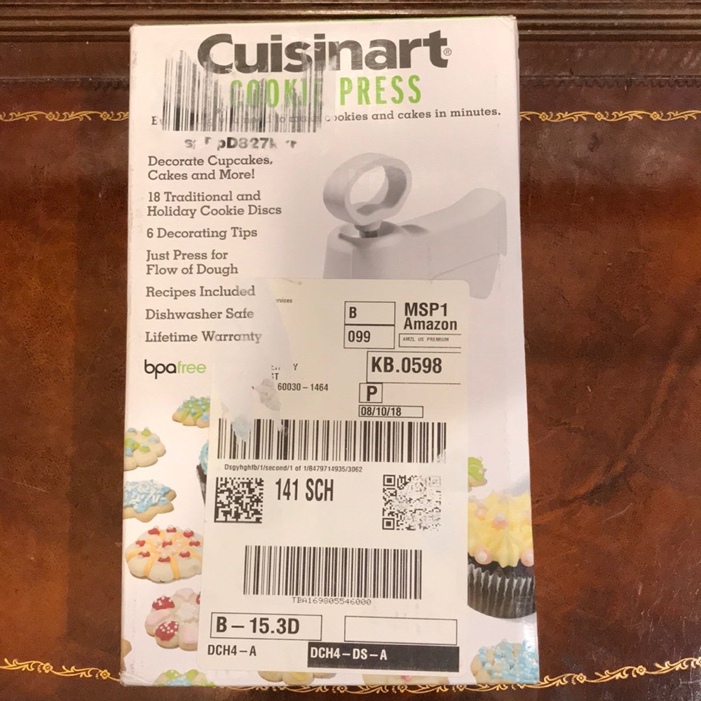 New! CUISINART Cookie Press - Picture 5 of 11